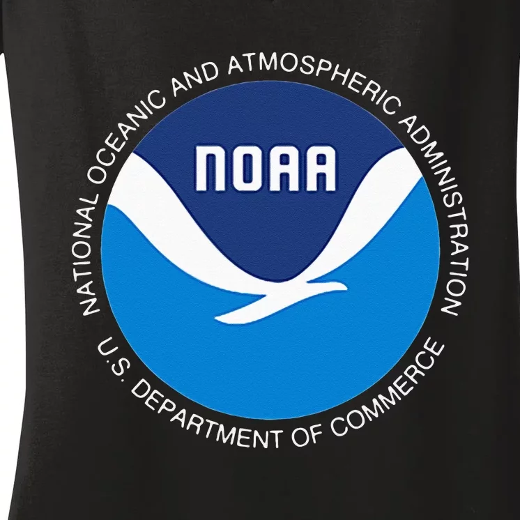 NOAA National Oceanic And Atmospheric Administration Women's V-Neck T-Shirt