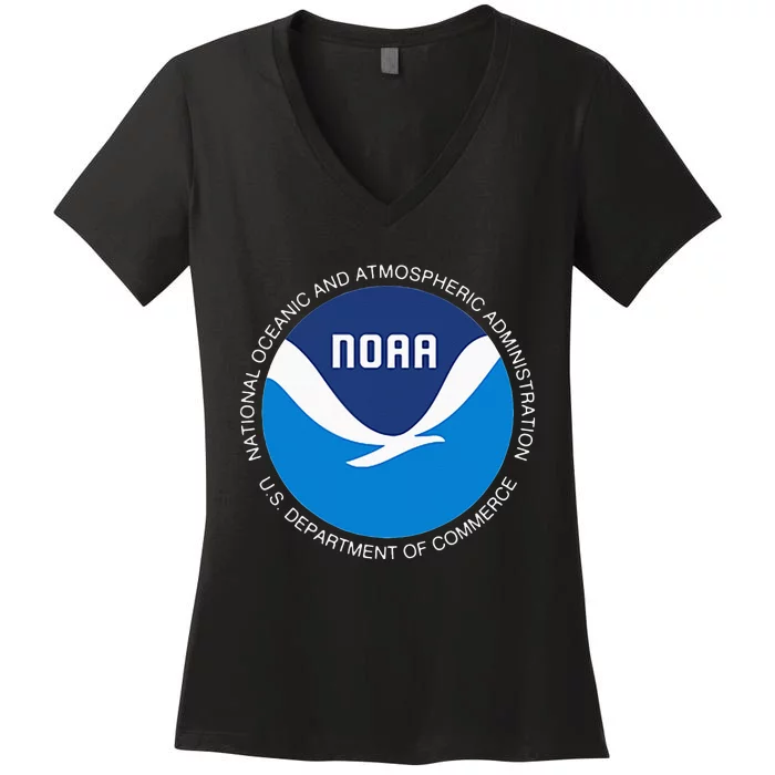 NOAA National Oceanic And Atmospheric Administration Women's V-Neck T-Shirt