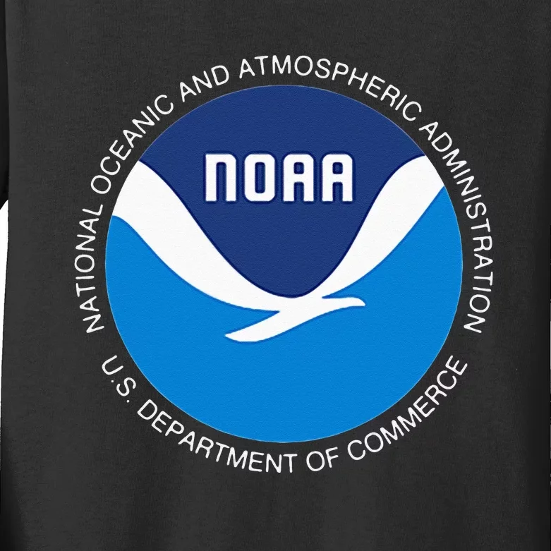 NOAA National Oceanic And Atmospheric Administration Kids Long Sleeve Shirt