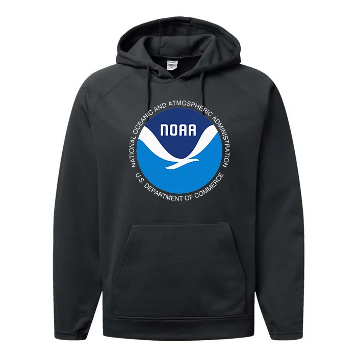 Noaa National Ocean And Atmospheric Management Performance Fleece Hoodie