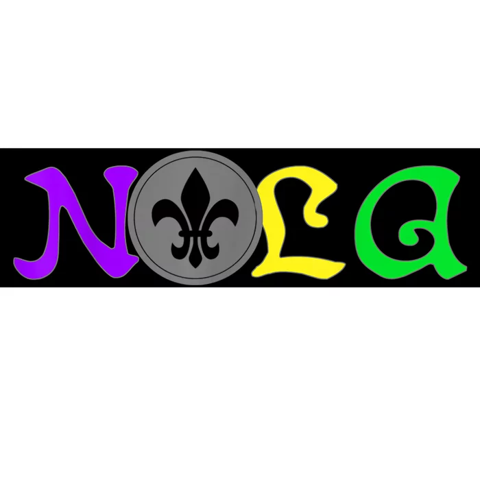 NOLA | New Orleans Mardi Gras | 504 Shirt Bumper Sticker