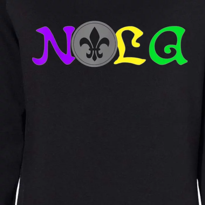 NOLA | New Orleans Mardi Gras | 504 Shirt Womens California Wash Sweatshirt