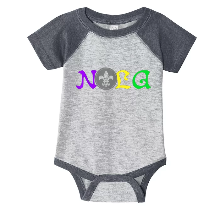 NOLA | New Orleans Mardi Gras | 504 Shirt Infant Baby Jersey Bodysuit