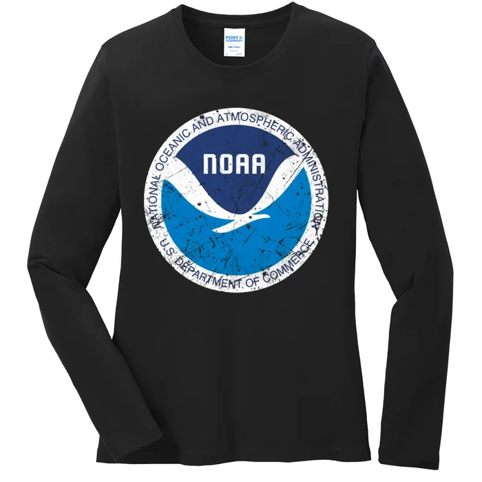 Noaa National Oceanic And Atmospheric Administration Ladies Long Sleeve Shirt