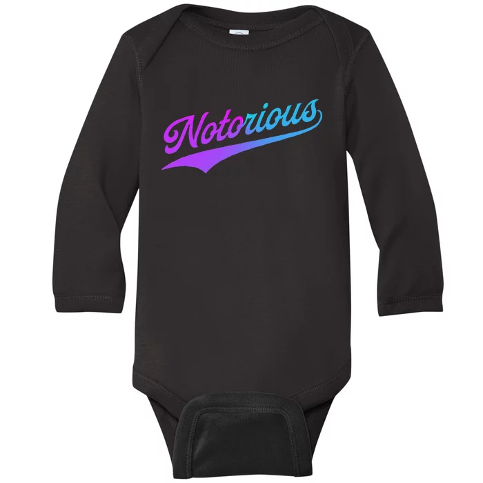 Notorious Baby Long Sleeve Bodysuit