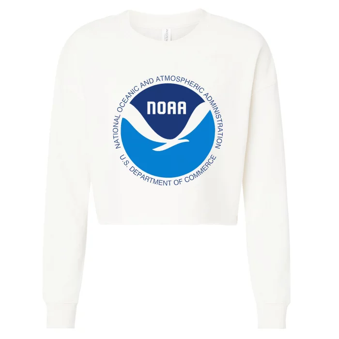 Noaa National Oceanic And Atmospheric Administration Cropped Pullover Crew