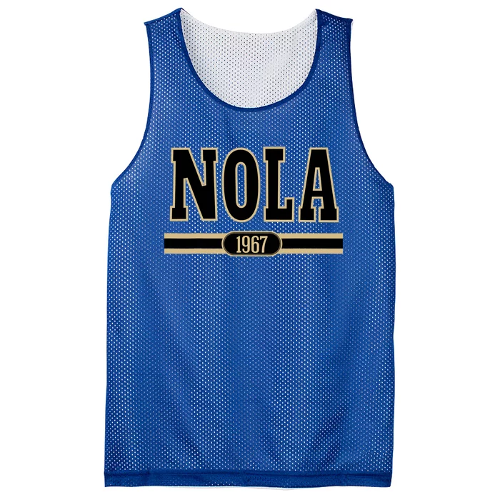 Nola New Orleans Louisiana Everyone Loves New Orleans Mesh Reversible Basketball Jersey Tank