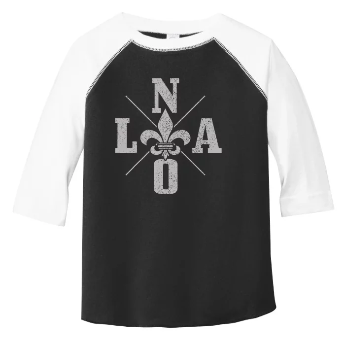 Nola New Orleans Vintage Pride Toddler Fine Jersey T-Shirt