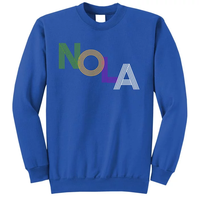 Nola New Orleans Retro Vintage Mardi Gras Souvenir Gift Sweatshirt