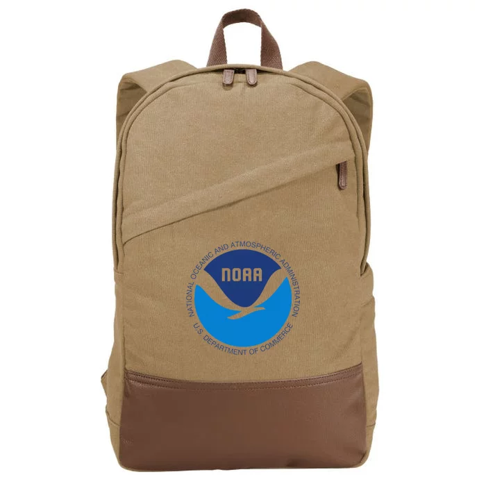 NOAA National Oceanic And Atmospheric Administration Cotton Canvas Backpack