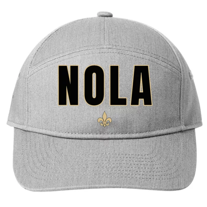 Nola New Orleans Louisiana Everyone Loves New Orleans 7-Panel Snapback Hat