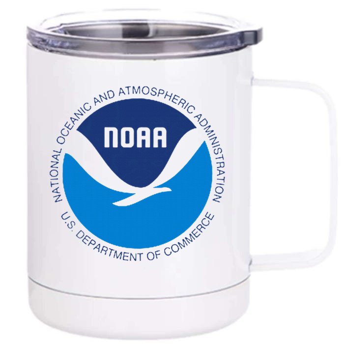 Noaa National Oceanic And Atmospheric Administration Front & Back 12oz Stainless Steel Tumbler Cup