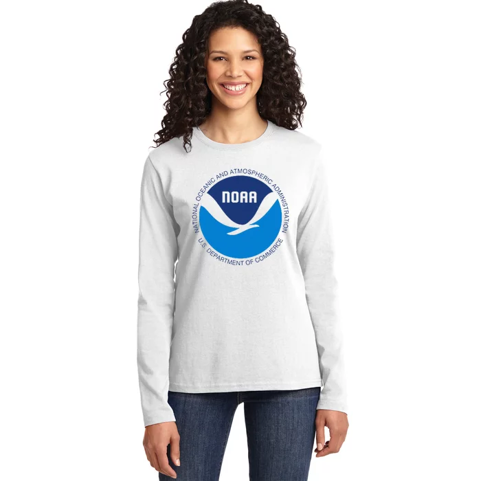 Noaa National Oceanic And Atmospheric Administration Ladies Long Sleeve Shirt