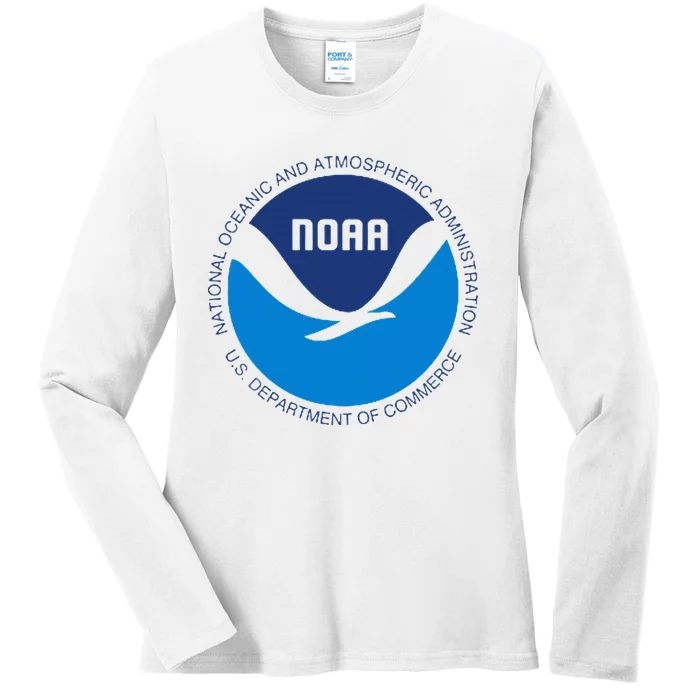 Noaa National Oceanic And Atmospheric Administration Ladies Long Sleeve Shirt