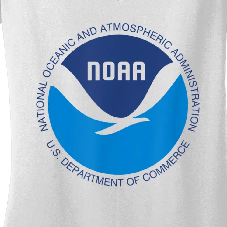 NOAA National Oceanic And Atmospheric Administration Women's V-Neck T-Shirt