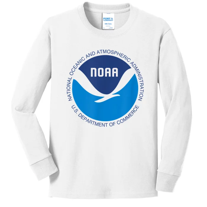 NOAA National Oceanic And Atmospheric Administration Kids Long Sleeve Shirt