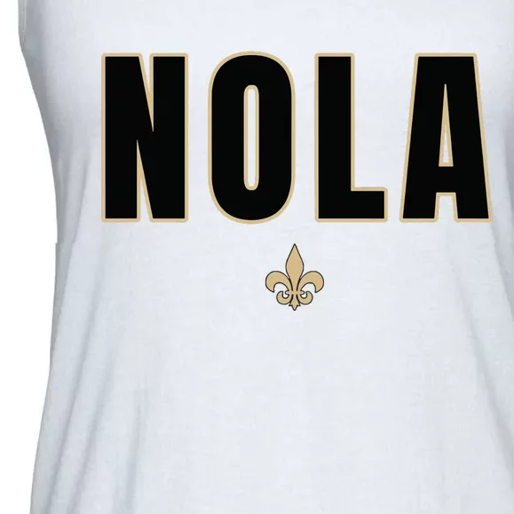 Nola New Orleans Louisiana Everyone Loves New Orleans Ladies Essential Flowy Tank