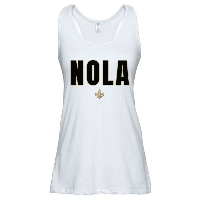 Nola New Orleans Louisiana Everyone Loves New Orleans Ladies Essential Flowy Tank