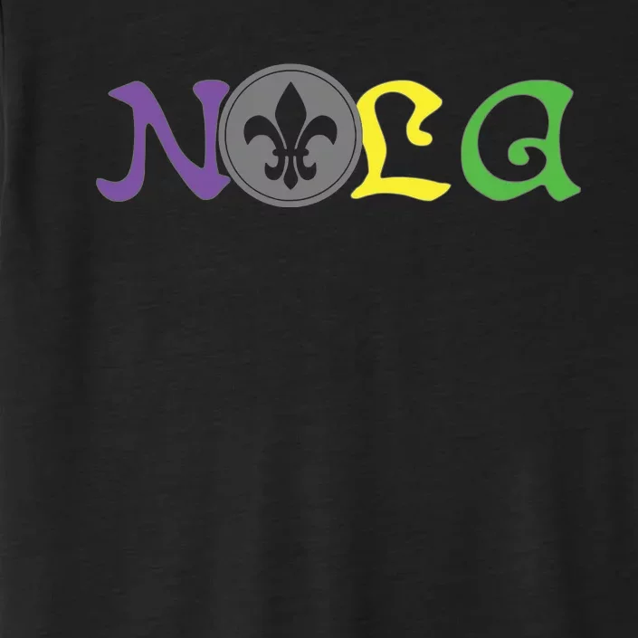 Nola New Orleans Mardi Gras 504 ChromaSoft Performance T-Shirt