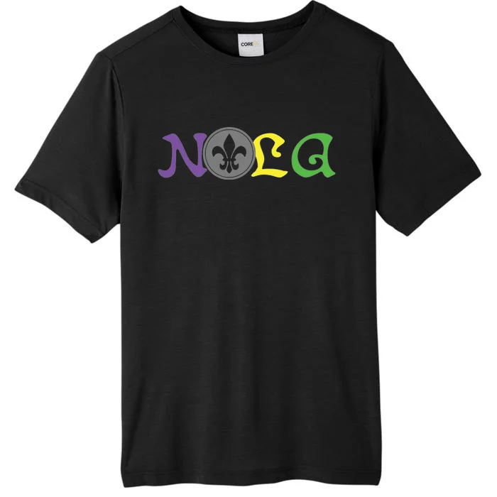 Nola New Orleans Mardi Gras 504 ChromaSoft Performance T-Shirt