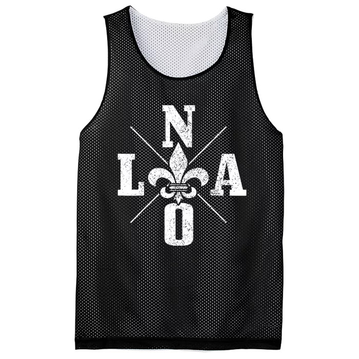 Nola New Orleans Vintage Pride Mesh Reversible Basketball Jersey Tank