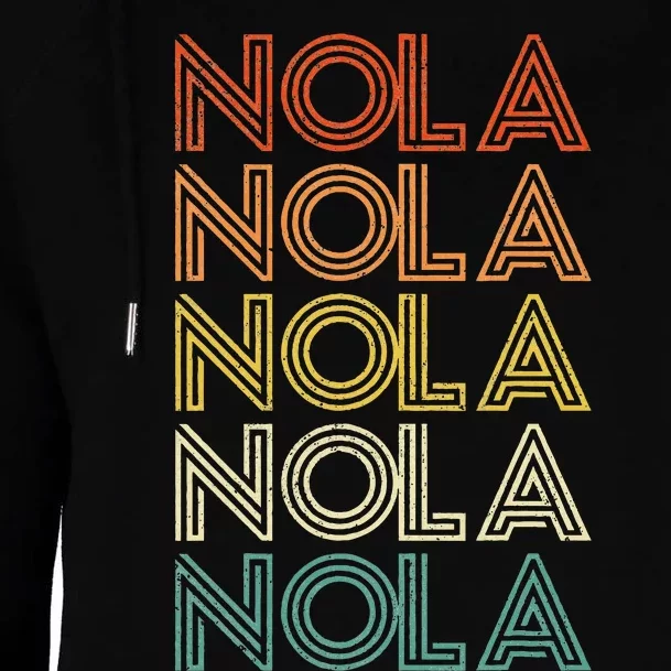 Nola Womens Funnel Neck Pullover Hood