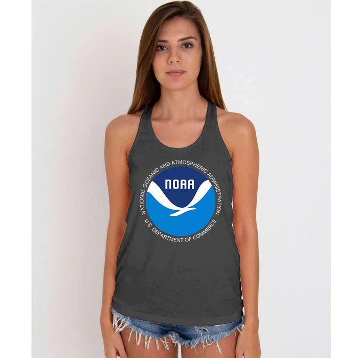 Noaa National Oceanic And Atmospheric Administration Women's Knotted Racerback Tank