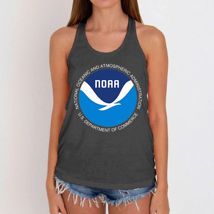 Noaa National Oceanic And Atmospheric Administration Women's Knotted Racerback Tank