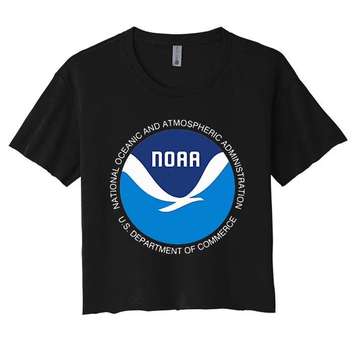 Noaa National Oceanic And Atmospheric Administration Women's Crop Top Tee