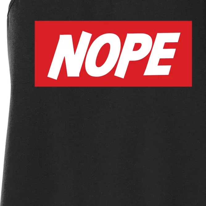 Nope! Women's Racerback Tank