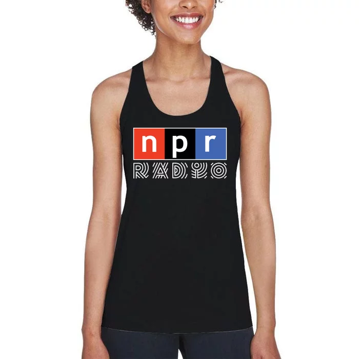 NPR National Public Radio Women's Racerback Tank