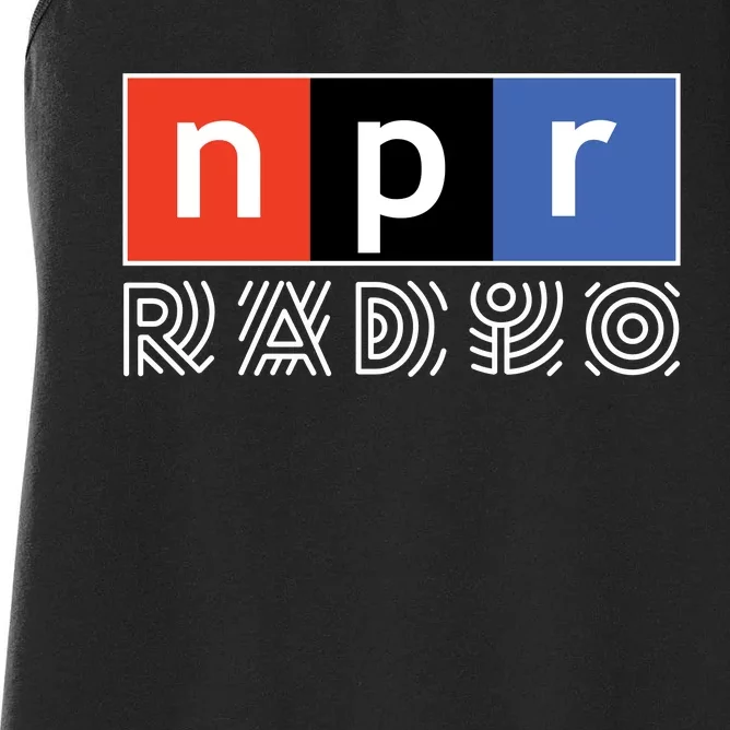 NPR National Public Radio Women's Racerback Tank