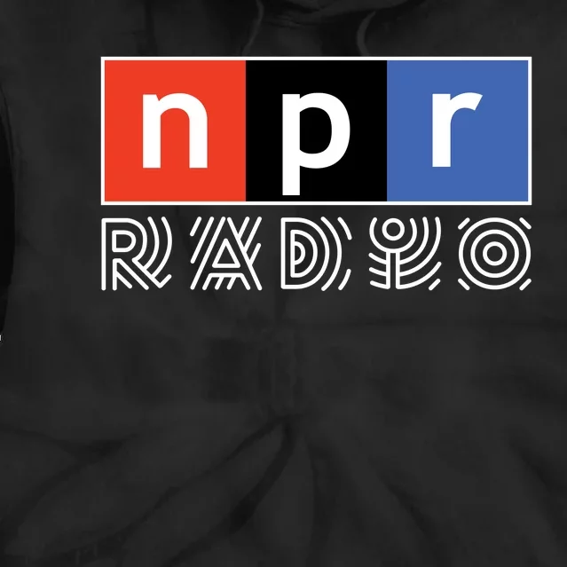 NPR National Public Radio Tie Dye Hoodie