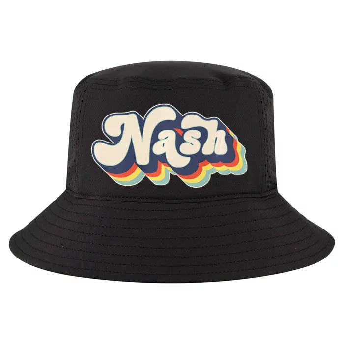 Nash Name Personalized Surname First Name Nash Cool Comfort Performance Bucket Hat