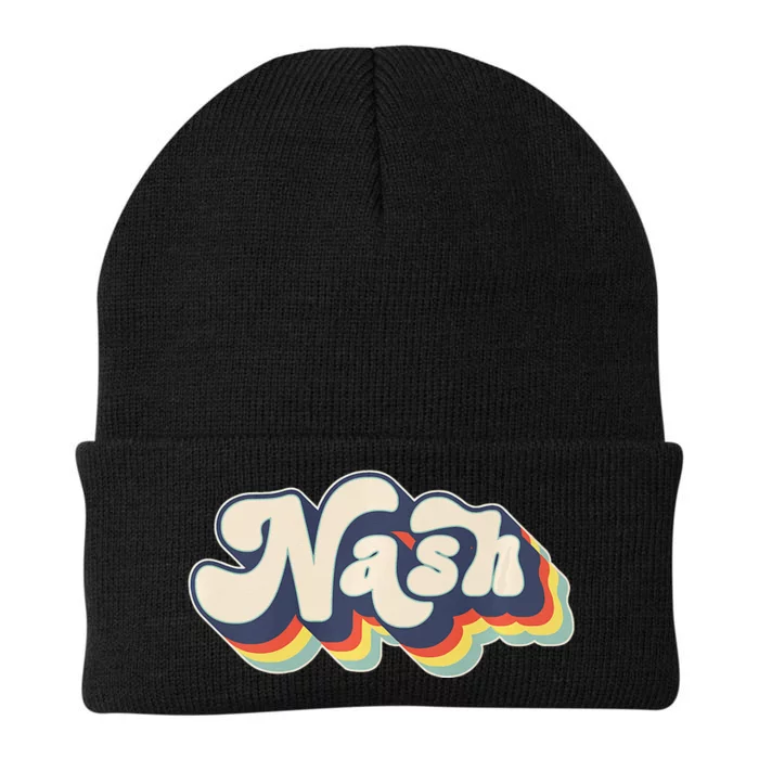 Nash Name Personalized Surname First Name Nash Knit Cap Winter Beanie