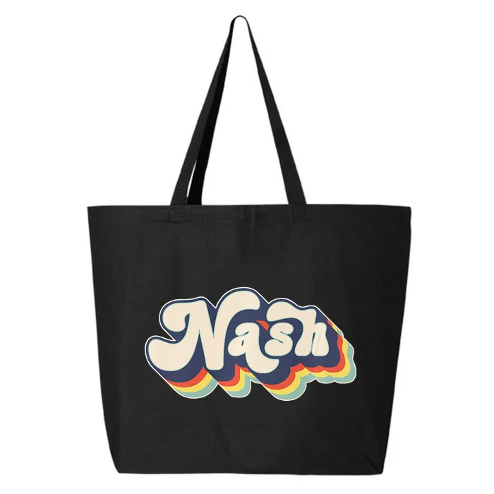 Nash Name Personalized Surname First Name Nash 25L Jumbo Tote