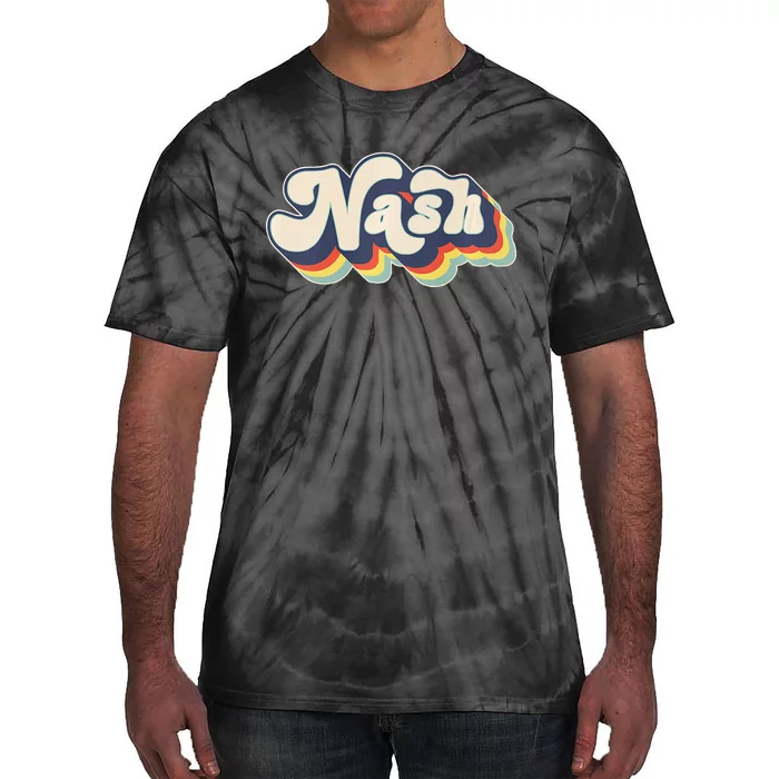 Nash Name Personalized Surname First Name Nash Tie-Dye T-Shirt