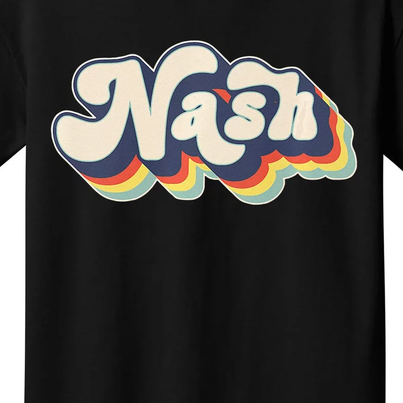 Nash Name Personalized Surname First Name Nash Kids T-Shirt