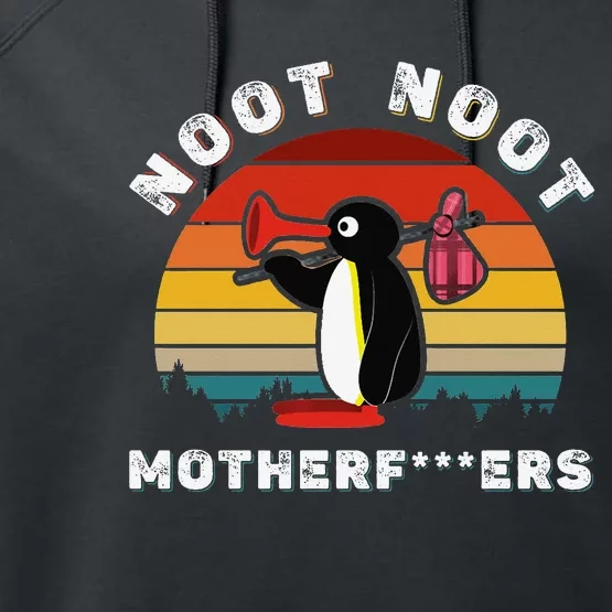 Noot Noot Pingu Performance Fleece Hoodie