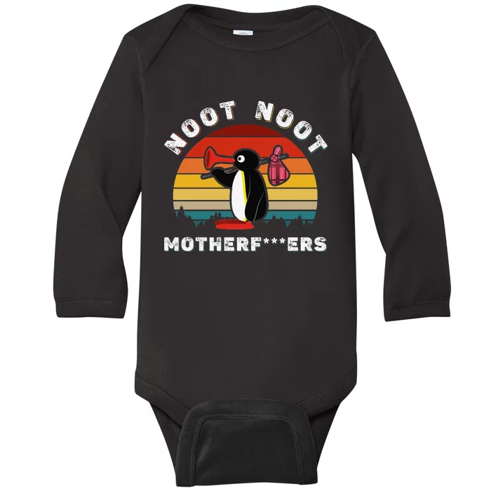 Noot Noot Pingu Baby Long Sleeve Bodysuit