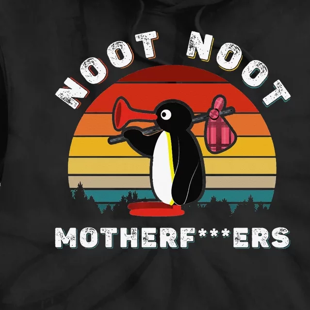 Noot Noot Pingu Tie Dye Hoodie