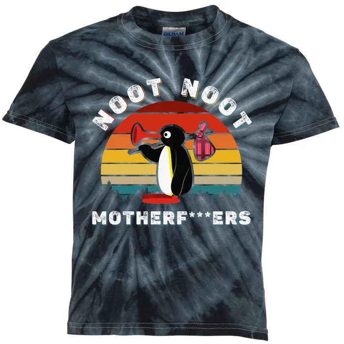 Noot Noot Pingu Kids Tie-Dye T-Shirt