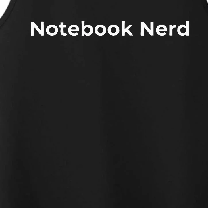 Notebook Nerd Planner Journal Performance Tank