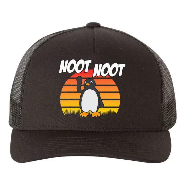 Noot Noot Penguin Vintage Gift For Men Women Yupoong Adult 5-Panel Trucker Hat