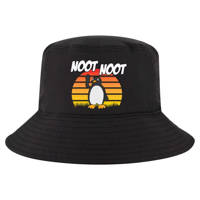 Noot Noot Penguin Vintage Gift For Men Women Cool Comfort Performance Bucket Hat