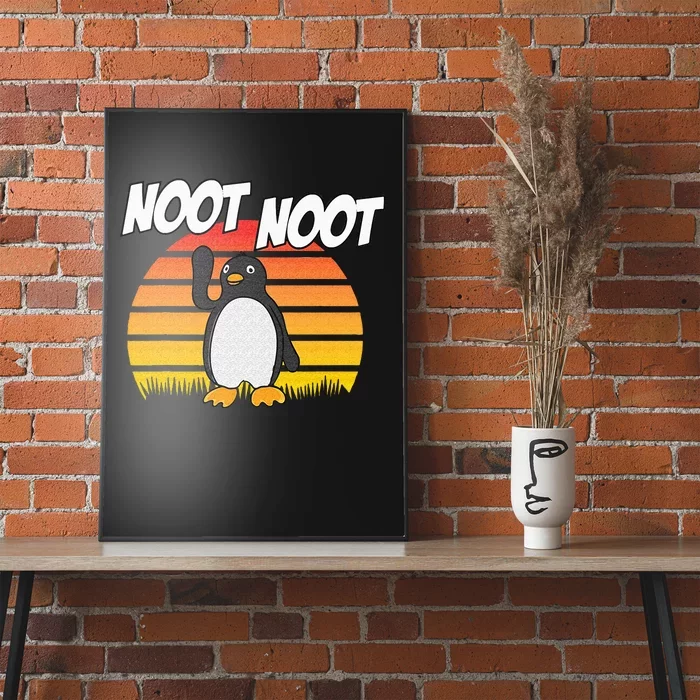 Noot Noot Penguin Vintage Gift For Men Women Poster