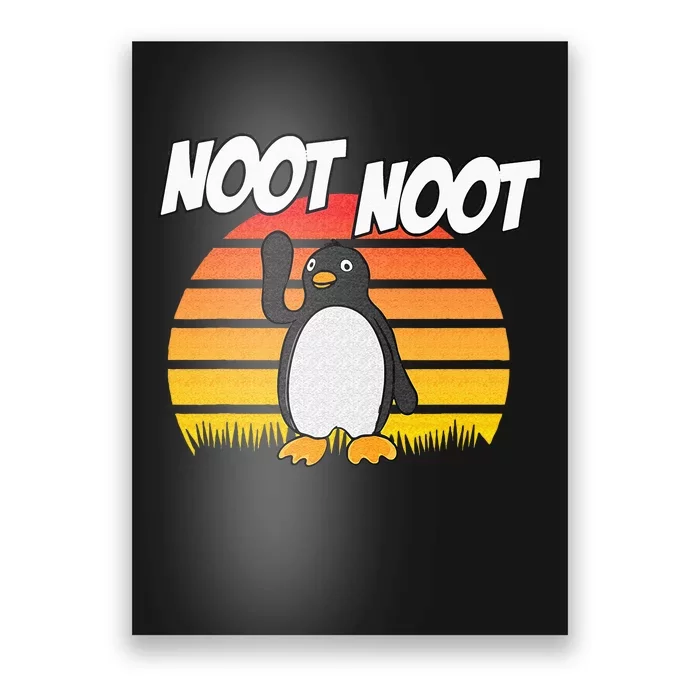 Noot Noot Penguin Vintage Gift For Men Women Poster