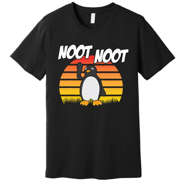 Noot Noot Penguin Vintage Gift For Men Women Premium T-Shirt