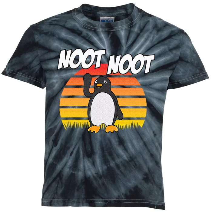 Noot Noot Penguin Vintage Gift For Men Women Kids Tie-Dye T-Shirt