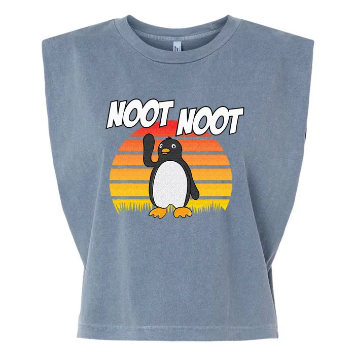 Noot Noot Penguin Vintage Gift For Men Women Garment-Dyed Women's Muscle Tee